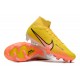 Nike Air Zoom Mercurial Superfly IX Elite FG High Yellow Orange Women/Men Football Boots