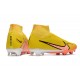 Nike Air Zoom Mercurial Superfly IX Elite FG High Yellow Orange Women/Men Football Boots