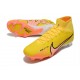 Nike Air Zoom Mercurial Superfly IX Elite FG High Yellow Orange Women/Men Football Boots
