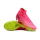 Nike Air Zoom Mercurial Superfly IX Elite FG High Yellow Pink Women/Men Football Boots