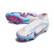 Nike Air Zoom Mercurial Superfly IX Elite SG High White Blue Pink Men Football Boots