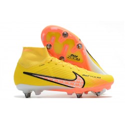 Nike Air Zoom Mercurial Superfly IX Elite SG High Yellow Men Football Boots