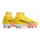 Nike Air Zoom Mercurial Superfly IX Elite SG High Yellow Men Football Boots