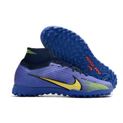 Nike Air Zoom Mercurial Superfly IX Elite TF High Black Blue Women/Men Football Boots