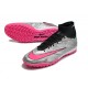 Nike Air Zoom Mercurial Superfly IX Elite TF High Black Grey Pink Women/Men Football Boots