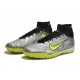 Nike Air Zoom Mercurial Superfly IX Elite TF High Black Grey Yellow Women/Men Football Boots