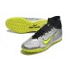 Nike Air Zoom Mercurial Superfly IX Elite TF High Black Grey Yellow Women/Men Football Boots