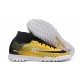 Nike Air Zoom Mercurial Superfly IX Elite TF High Black Yellow Women/Men Football Boots