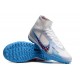 Nike Air Zoom Mercurial Superfly IX Elite TF High Blue White Purple Women/Men Football Boots