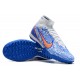 Nike Air Zoom Mercurial Superfly IX Elite TF High Dark Blue White Women/Men Football Boots
