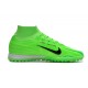 Nike Air Zoom Mercurial Superfly IX Elite TF High Green Black Women/Men Football Boots
