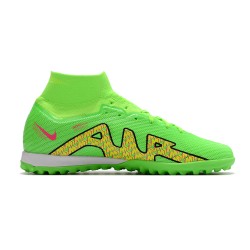 Nike Air Zoom Mercurial Superfly IX Elite TF High Green Women/Men Football Boots