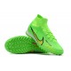 Nike Air Zoom Mercurial Superfly IX Elite TF High Green Women/Men Football Boots