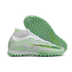 Nike Air Zoom Mercurial Superfly IX Elite TF High Grey Green Women/Men Football Boots