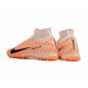 Nike Air Zoom Mercurial Superfly IX Elite TF High Khaki Orange Women/Men Football Boots