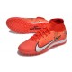 Nike Air Zoom Mercurial Superfly IX Elite TF High Orange Red Women/Men Football Boots