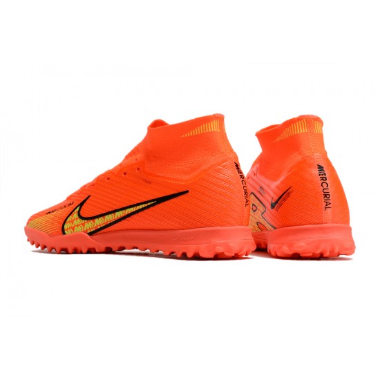 Nike Air Zoom Mercurial Superfly IX Elite TF High Orange Women/Men Football Boots