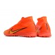 Nike Air Zoom Mercurial Superfly IX Elite TF High Orange Women/Men Football Boots