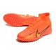 Nike Air Zoom Mercurial Superfly IX Elite TF High Orange Women/Men Football Boots