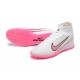 Nike Air Zoom Mercurial Superfly IX Elite TF High Pink White Women/Men Football Boots