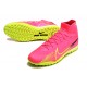 Nike Air Zoom Mercurial Superfly IX Elite TF High Pink Yellow Women/Men Football Boots