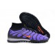 Nike Air Zoom Mercurial Superfly IX Elite TF High Purple Black Women/Men Football Boots