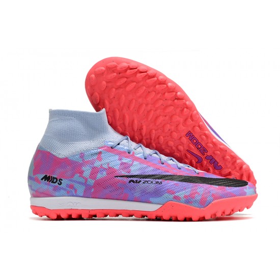 Nike Air Zoom Mercurial Superfly IX Elite TF High Purple Pink Women/Men Football Boots