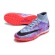 Nike Air Zoom Mercurial Superfly IX Elite TF High Purple Pink Women/Men Football Boots