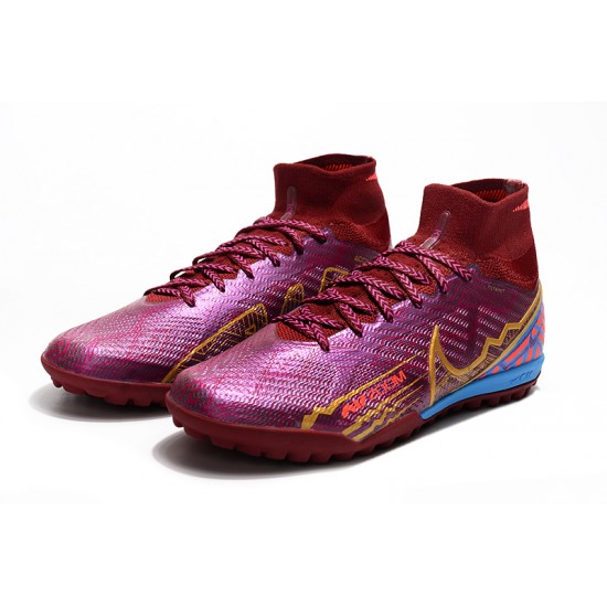 Nike Air Zoom Mercurial Superfly IX Elite TF High Purple Women/Men Football Boots