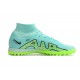 Nike Air Zoom Mercurial Superfly IX Elite TF High Turqoise Green Women/Men Football Boots