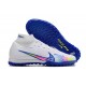 Nike Air Zoom Mercurial Superfly IX Elite TF High White Blue Women/Men Football Boots