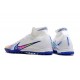 Nike Air Zoom Mercurial Superfly IX Elite TF High White Blue Women/Men Football Boots