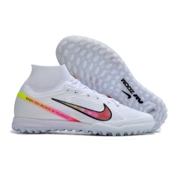 Nike Air Zoom Mercurial Superfly IX Elite TF High White Multi Women/Men Football Boots