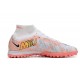 Nike Air Zoom Mercurial Superfly IX Elite TF High White Orange Yellow Women/Men Football Boots