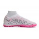 Nike Air Zoom Mercurial Superfly IX Elite TF High White Pink Women/Men Football Boots