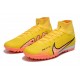 Nike Air Zoom Mercurial Superfly IX Elite TF High Yellow Women/Men Football Boots