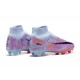 Nike Air Zoom Mercurial Superfly Ix Elite FG Blue Purple Men High Football Cleats