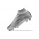 Nike Air Zoom Mercurial Superfly Ix Elite FG Silver Men High Football Cleats