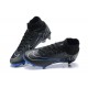 Nike Air Zoom Mercurial Superfly Ix Elite FG White Blue Black Men High Football Cleats