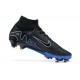 Nike Air Zoom Mercurial Superfly Ix Elite FG White Blue Black Men High Football Cleats