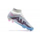 Nike Air Zoom Mercurial Superfly Ix Elite FG White Blue Pink Red Men High Football Cleats