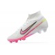 Nike Air Zoom Mercurial Superfly Ix Elite FG White Pink Men High Football Cleats