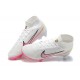 Nike Air Zoom Mercurial Superfly Ix Elite FG White Pink Men High Football Cleats