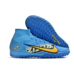 Nike Air Zoom Mercurial Superfly TF High Blue Women/Men Football Boots