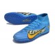 Nike Air Zoom Mercurial Superfly TF High Blue Women/Men Football Boots