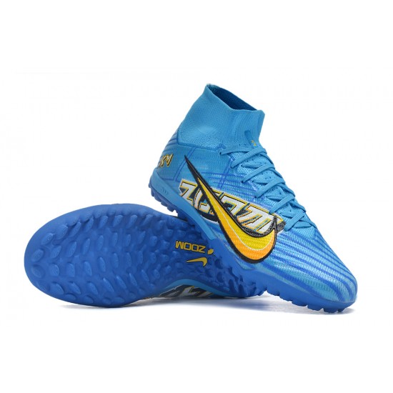 Nike Air Zoom Mercurial Superfly TF High Blue Women/Men Football Boots