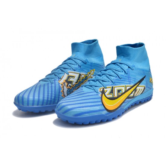 Nike Air Zoom Mercurial Superfly TF High Blue Women/Men Football Boots