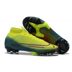 Nike Mercurial Dream Speed 002 Superfly 13 Elite FG Yellow Green High Men Football Boots