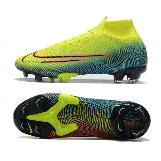 Nike Mercurial Dream Speed 002 Superfly 13 Elite FG Yellow Green High Men Football Boots