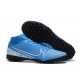 Nike Mercurial Superfly 7 Elite RB MDS IC Blue White Black High Men Football Boots